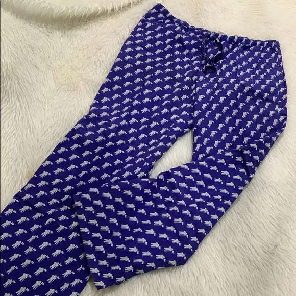 Vineyard Vines novelty blue MTV pj lounge elastic pants - Picture 5 of 7